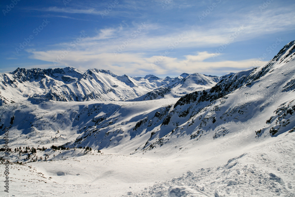 Winter landscape of Pirin Mountain from Todorka peak, Bulgaria Winter landscape of Pirin Mountain from Todorka peak, Bulgaria