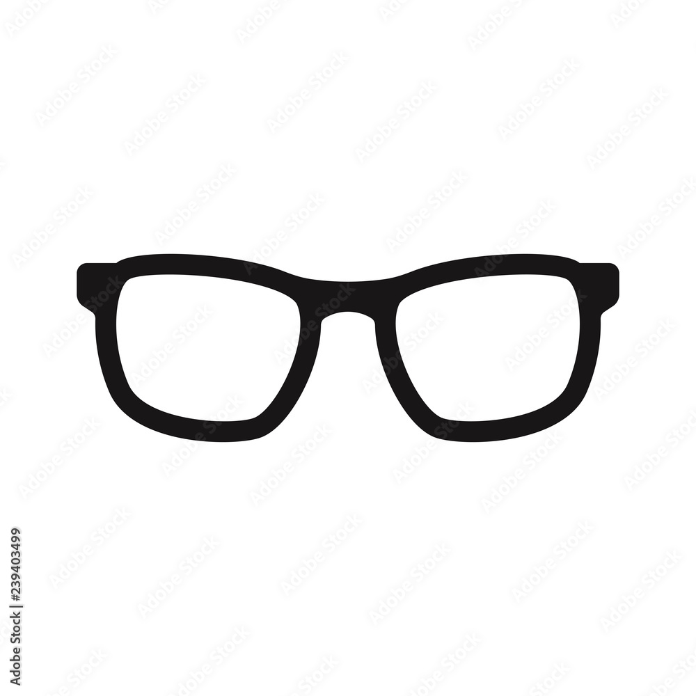 Fototapeta premium Glasses icon vector