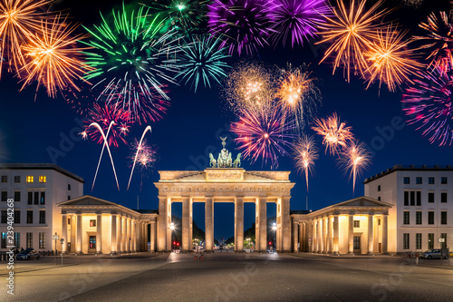 Silvester feiern in Berlin, Deutschland