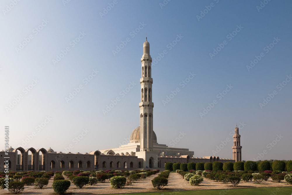 The largest mosque in Oman