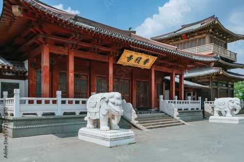 Entrance to the Xiangji Temple in Hangzhou, China