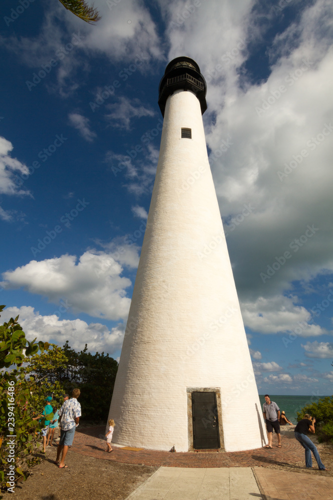 Lighthouse on sunny day