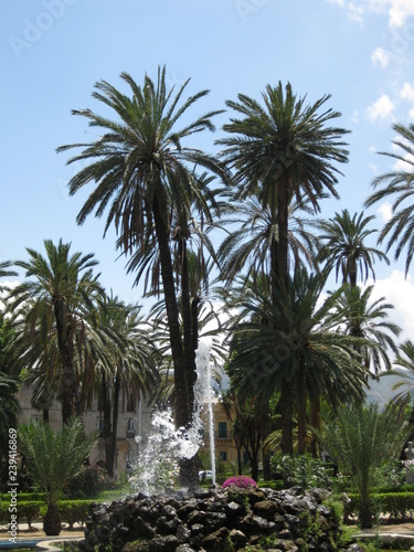 Italien, Insel Sizilien, Palermo, park , Landschaft