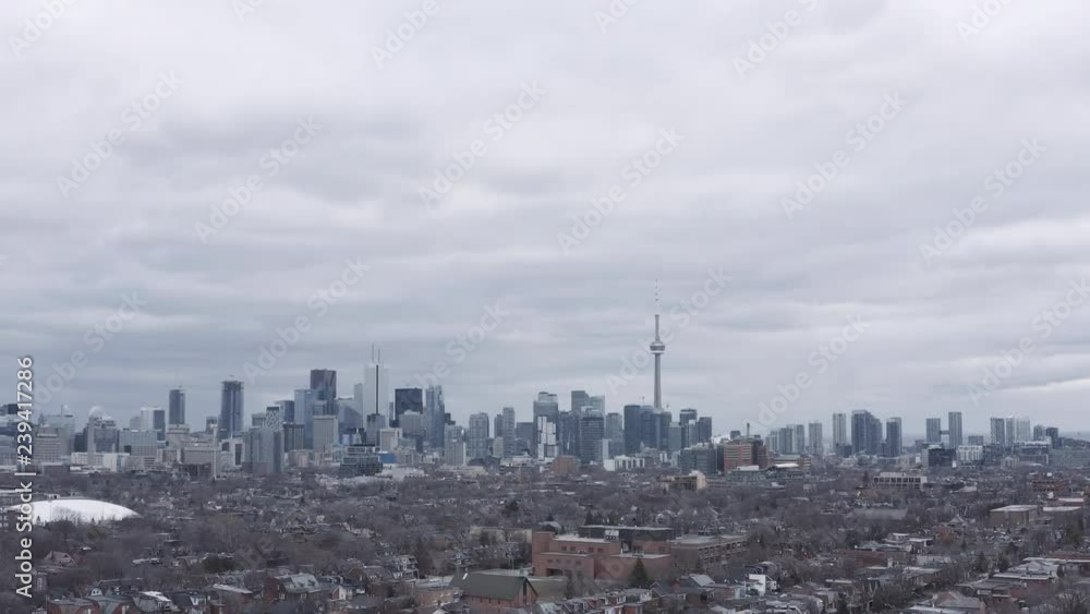 4K Aerial Establishing Shot of Toronto, Ontario. (All logos and signs removed in post.) 4K Aerial Establishing Shot of Toronto, Ontario. (All logos and signs removed in post.)