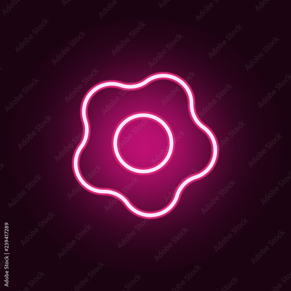 omelette icon. Elements of web in neon style icons. Simple icon for websites, web design, mobile app, info graphics omelette icon. Elements of web in neon style icons. Simple icon for websites, web design, mobile app, info graphics