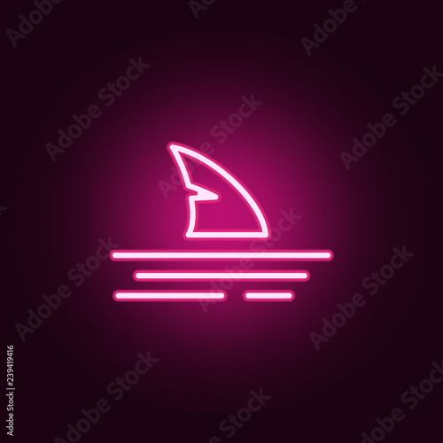 shark fin icon. web icons universal set for web and mobile