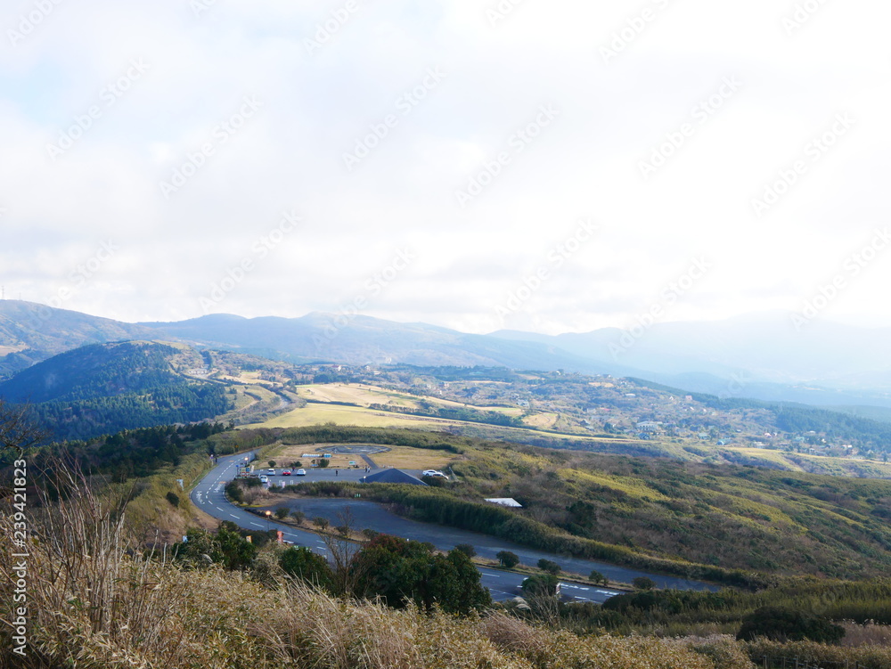 Fototapeta premium 箱根の展望台からの眺め