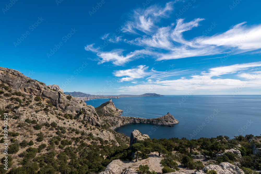 Fototapeta premium Beautiful clouds over the Black Sea