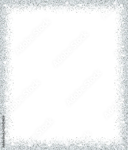 Silver glitter background for holiday designs.