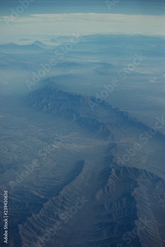 mexican siera madre oriental mountain range  photo