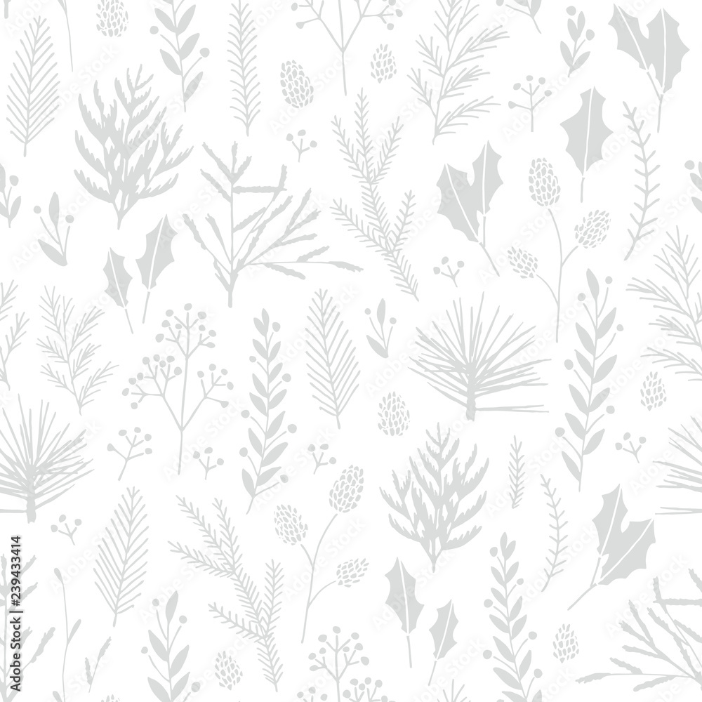 Seamless Christmas pattern. Seamless Christmas pattern.