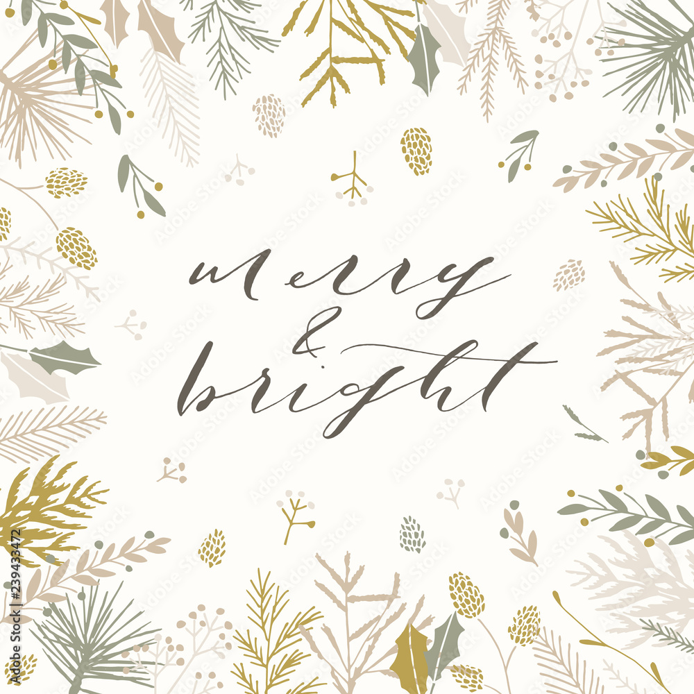 Christmas greeting card. Christmas greeting card.