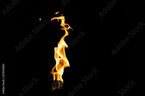 Fire flame burner background