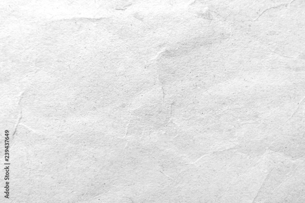 Naklejka Paper texture. White crumpled paper background.