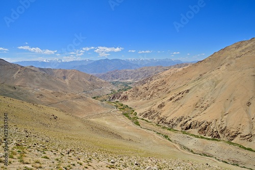 Landscape in Ladakh district.