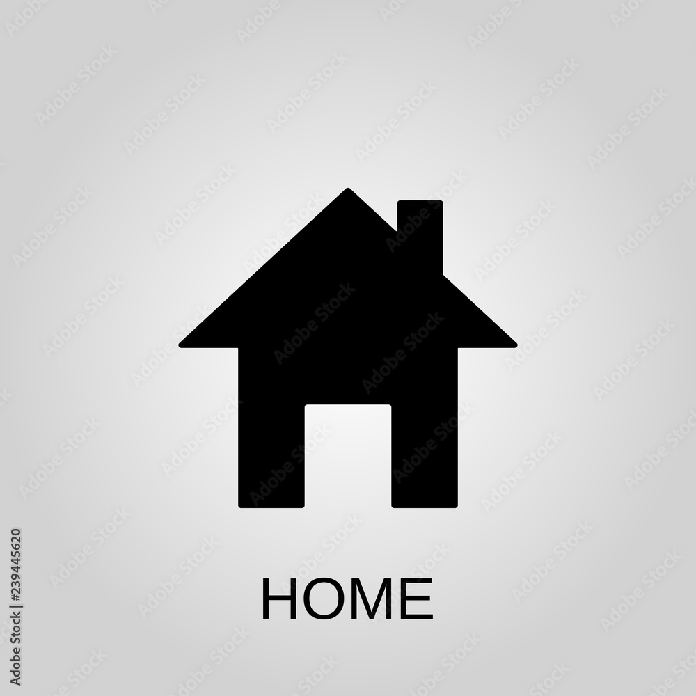 Home icon. Home concept symbol design. Stock - Vector illustration can be used for web. Home icon. Home concept symbol design. Stock - Vector illustration can be used for web.