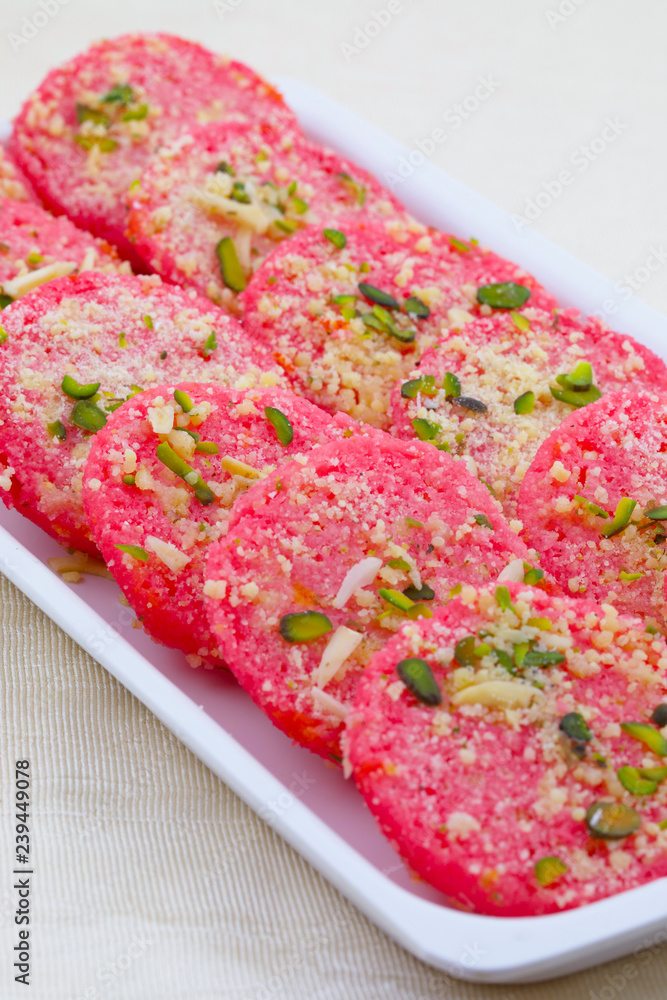 Indian Traditional Bengali Sweet Food Chena Toast Also Called Chhena