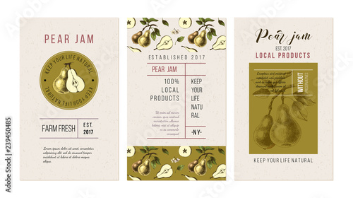 Pear jam flyers