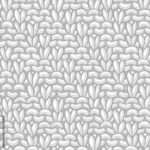 Vector Diagonal Rib Stitch Pattern.