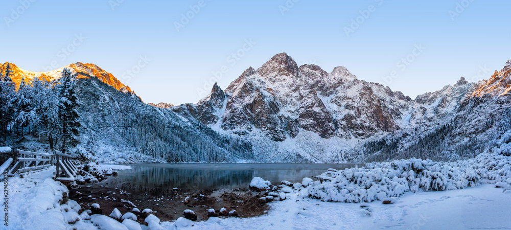Winter mountain landscape