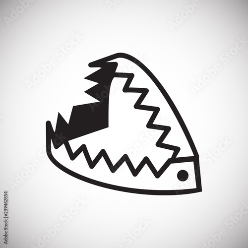 Hunting trap icon on white background for graphic and web design, Modern simple vector sign. Internet concept. Trendy symbol for website design web button or mobile app