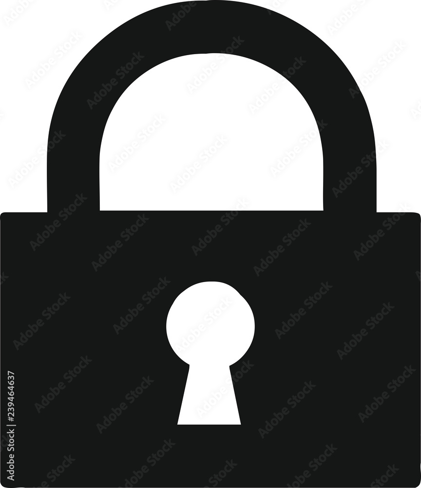 vector icon padlock vector icon padlock