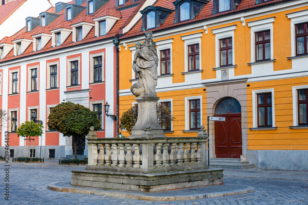 Ostrow Tumski, historic district of Wroclaw, Poland