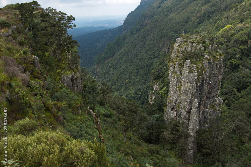Pinnacle Rock in South African Republic in Africa