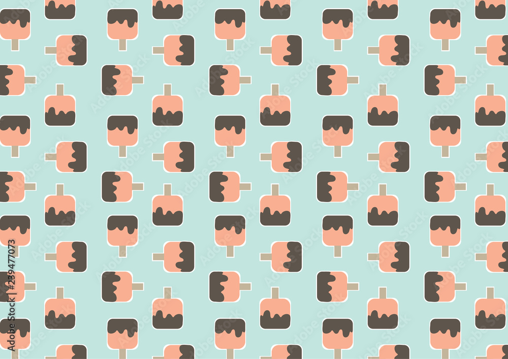 Ice cream illustration background Ice cream illustration background