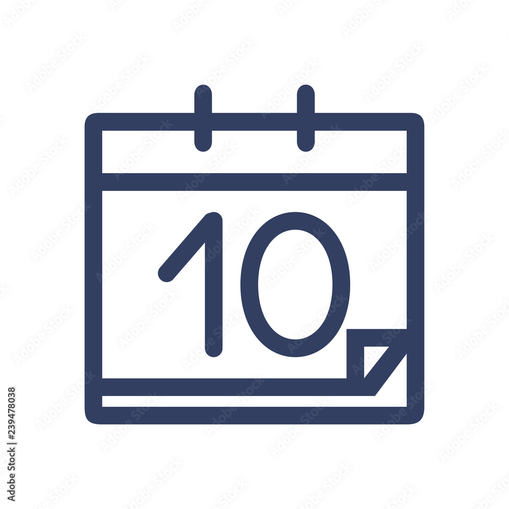 Line icon shift planning isolated on white background. Vector illustration. Line icon shift planning isolated on white background. Vector illustration.