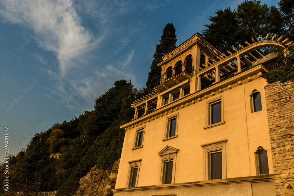 Fototapeta premium Como, Italy - Como palace