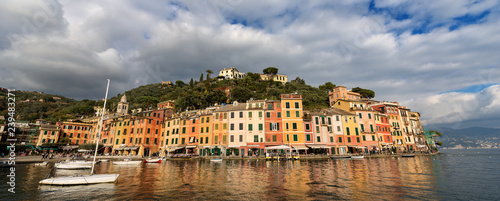 Famous Portofino village in Liguria Italy