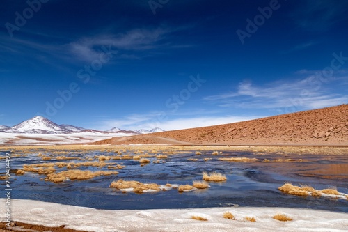 Lanscape of the desert of Atacama, Chile - South America