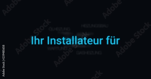 Intro welches die Leistungen eines Sanitärbetriebs (Klempners) zeigt. 