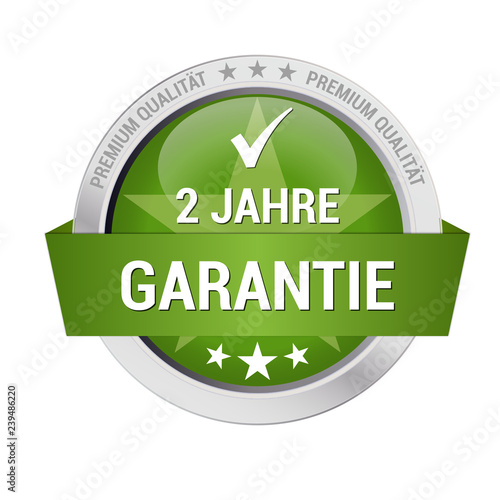 Gütesiegel für2 Jahre Garantie