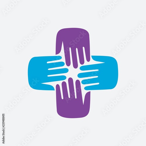 hand medical cross