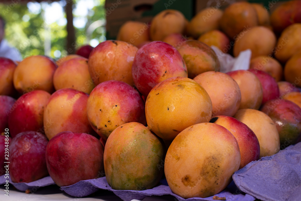 Mango on a open market Mango on a open market