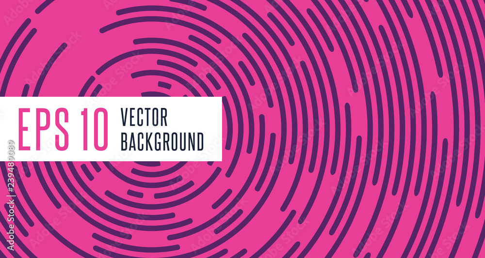 Abstract minimal vector background design with text template. Modern neon pink purple circle lines and design template elements for your art, flyers, posters, covers, banners. Vector EPS 10 Abstract minimal vector background design with text template. Modern neon pink purple circle lines and design template elements for your art, flyers, posters, covers, banners. Vector EPS 10