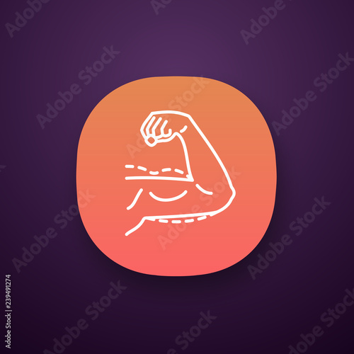 Male arm lift surgery app icon