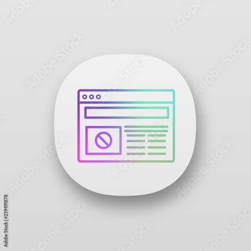 Protest action internet news app icon