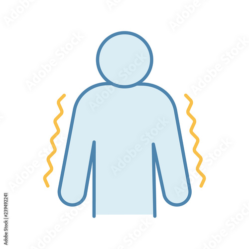 Trembling color icon