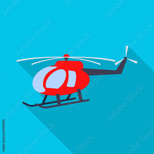 Isolated object of plane and transport symbol. Collection of plane and sky vector icon for stock.