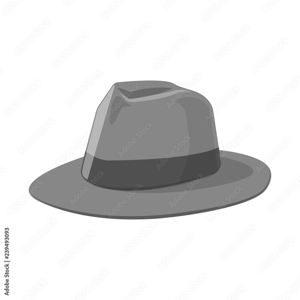 Vector illustration of headgear and cap symbol. Set of headgear and accessory vector icon for stock. Vector illustration of headgear and cap symbol. Set of headgear and accessory vector icon for stock.