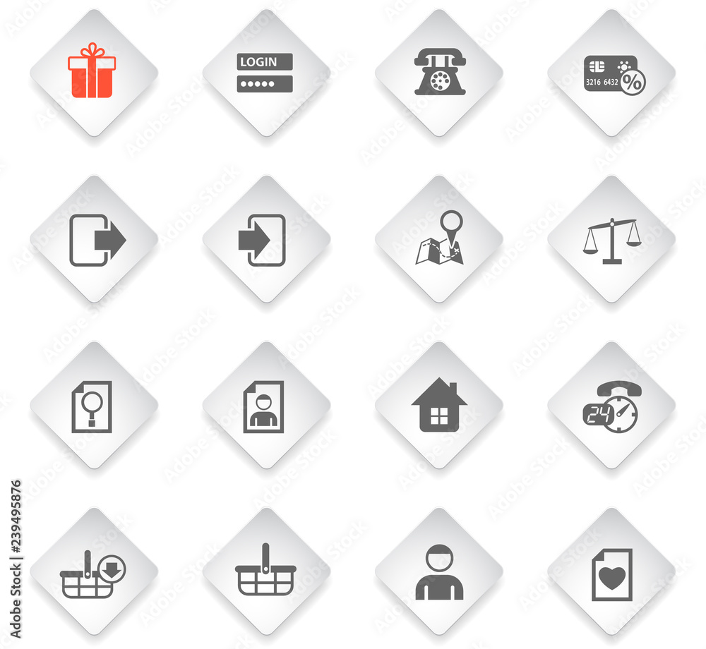 e-commerce interface icon set e-commerce interface icon set