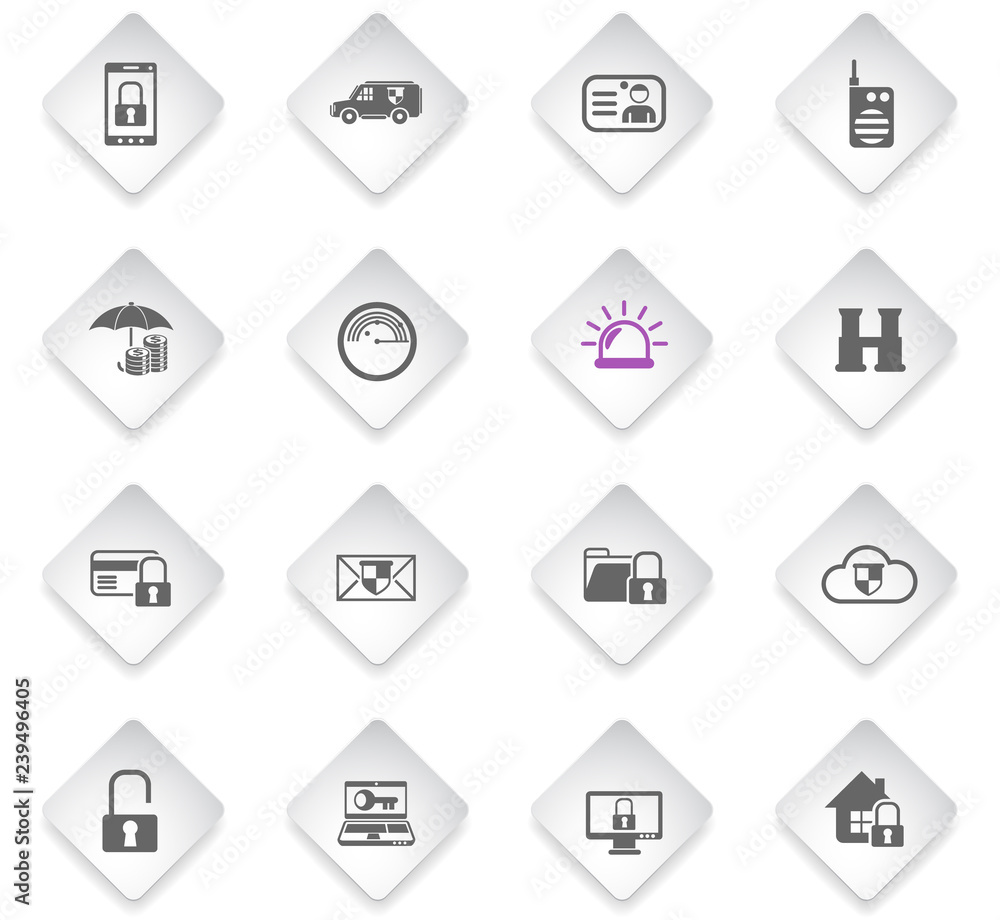 security icon set security icon set