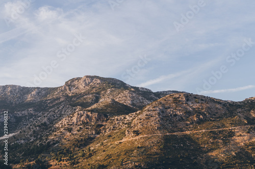 A view of a beautiful mountain, Antalya, Turkey photo