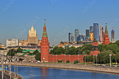 Moscow River and the Moscow Kremlin