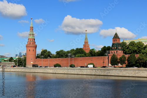 Moscow River, Kremlin Embankment and Moscow Kremlin