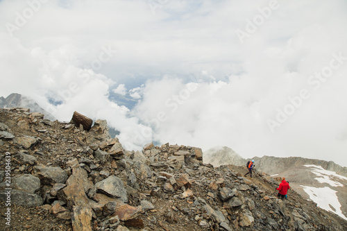 Montnlanc mountain in the Chamonix Alps