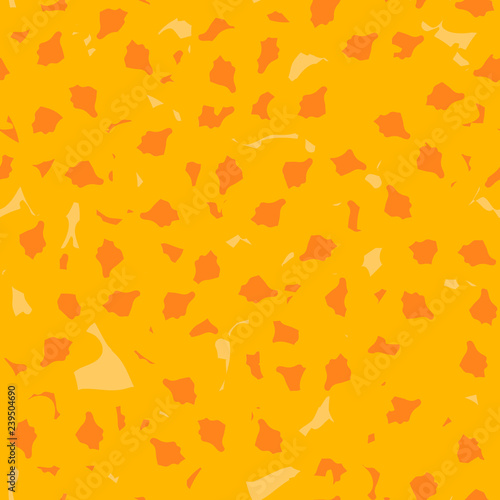 UFO urban camouflage of various shades of orange and yellow colors